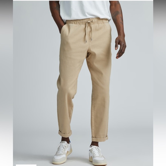 Everlane men cotton pull on pant drawstring size XS - Picture 1 of 6